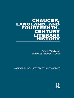 cover image of Chaucer, Langland, and Fourteenth-Century Literary History
